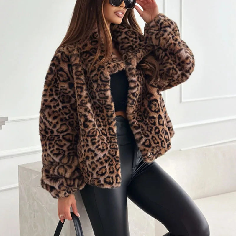 Women's Leopard Cardigan